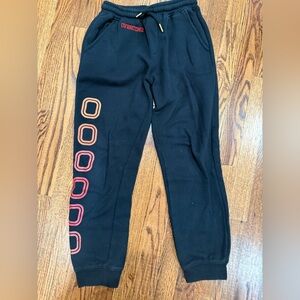 Overtime youth black jogger sweatpants.